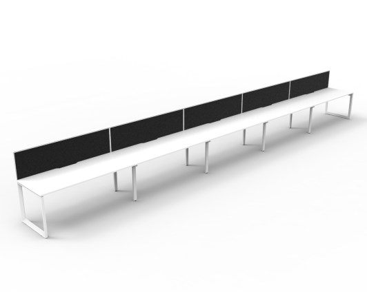 Black Frame - White Top with Screen
